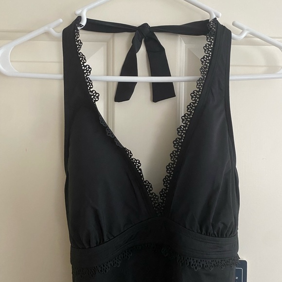 NWT One Piece Halter Swimsuit - Picture 3 of 9